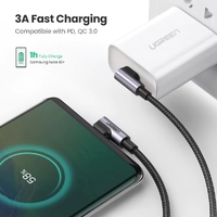 UGREEN 70529 60W Angle USB C to C Cable 1M thumbnail