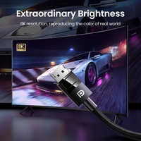 UGREEN 80394 DP V1.4 Male to Male Plastic Case Braided Cable 5M thumbnail