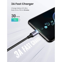 UGREEN 80714 USB-C 2.0 to Angle USB-C Cable Black 3M thumbnail