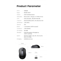 UGREEN 90371 Mini Portable Wireless Mouse thumbnail