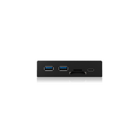 ICY BOX IB-HUB1417-i3 Frontpanel with USB 3.0 Type-C and Type-A hub with card reader thumbnail