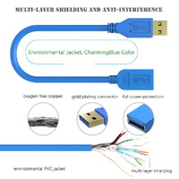 Simplcom CA312 1.2M 4FT USB 3.0 SuperSpeed Extension Cable Insulation Protected Gold Plated thumbnail