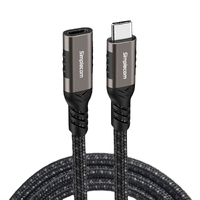 Simplecom CAU605 USB-C Male to Female Extension Cable USB 3.2 Gen2 PD 100W 20Gbps 0.5M thumbnail