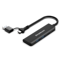 Simplecom CH385 SuperSpeed USB-A and USB-C 4-Port Combo Hub USB 3.2 Gen 1 (2x USB-A and 2x USB-C Ports) thumbnail