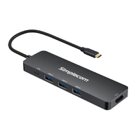 Simplecom CH545 USB-C 5-in-1 Multiport Adapter Docking Station with 3-Port USB 3.0 Hub PD HDMI thumbnail