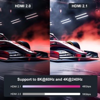 BENFEI 358GY-5M 8K V2.1 HDMI Male to HDMI Male Cable, Aluminum Shell Nylon Braided Certified Ultra High Speed 5M thumbnail