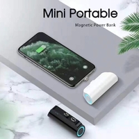 CHOETECH B660-WH 3000mAh Mini Power Bank with 3 Magnetic Connectors (White) thumbnail