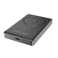 CHOETECH B739-BK 20W Slim USB-C 10000mAh Magnetic Power Bank - Black thumbnail