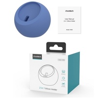 CHOETECH H050-BL Magnetic Holder for iPhone 12/13/14 /15 Series and iWatch (Blue) thumbnail