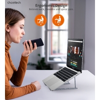 CHOETECH H055-GY Aluminum Foldable Laptop Stand thumbnail