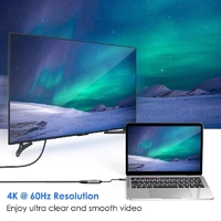 CHOETECH HUB-H10 USB-C To HDMI Braided Cable Adapter thumbnail