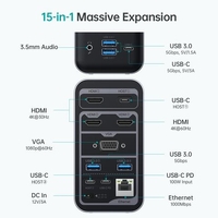 Choetech HUB-M21 15-in-1 USB C Docking Station thumbnail