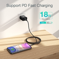 CHOETECH IP0041 USB-C To iPhone MFi Certified Cable 2M thumbnail