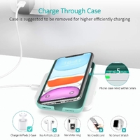 CHOETECH T511BW Qi Certified Fast Wireless Charging Pad Black And White 2 Pack thumbnail