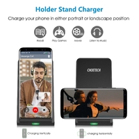 CHOETECH T524S 10W/7.5W Fast Wireless Charging Stand thumbnail