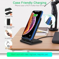 Choetech T555-S 10W Wireless Charger Stand thumbnail