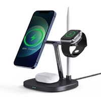 CHOETECH T583-F 4-in-1 Magentic Wireless Charging Station for iPhone/Apple Watch/Headphones/Pencil thumbnail