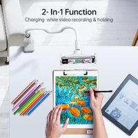 CHOETECH T584-F 2-in-1 15W Phone Mount with Fast Wireless Charger (for 4-7 inch) thumbnail