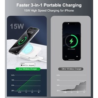 CHOETECH T616-F-WH 3in1 Magnetic Foldable Wireless Charger White thumbnail