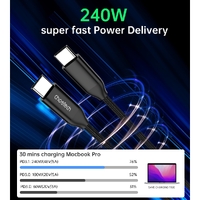 CHOETECH XCC-1035 USB-C M to M PD3.1 240W Super Fast Charging Cable 1M thumbnail
