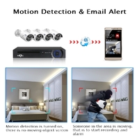 Hiseeu H5NVR-P8-612P 8CH 2MP/1080P PoE CCTV System (2TB HDD) thumbnail