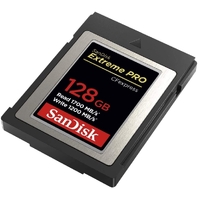 SanDisk 128GB Extreme PRO CFexpress Card Type B - SDCFE-128G-GN4NN READ 1700 MB/S WRITE 1200MB/S thumbnail