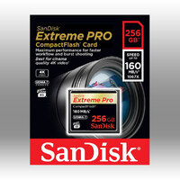 SanDisk Extreme Pro CFXP 256GB CompactFlash 160MB/s (SDCFXPS-256G) thumbnail