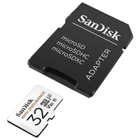 SANDISK HIGH ENDURANCE MICROSDHC CARD SQQNR 32G UHS-I C10 U3 V30 100MB/S R 40MB/S W SD ADAPTOR SDSQQNR-032G-GN6IA thumbnail