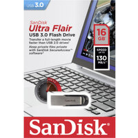 SANDISK 16GB CZ73 ULTRA FLAIR USB 3.0 FLASH DRIVE upto 150MB/s thumbnail