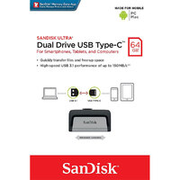 SANDISK ULTRA 64GB SDDDC2-064G Dual USB Drive Type-C 3.1 thumbnail