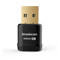 Simplecom NW601 AC600 Mini WiFi Dual Band Wireless USB Adapter thumbnail