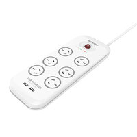 Huntkey 6-Outlet Surge Protector with 2 USB Charging Outlets (SAC607) thumbnail