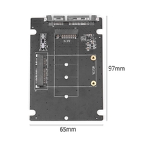 Simplecom SA207 mSATA + M.2 (NGFF) to SATA 2 In 1 Combo Adapter thumbnail