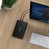Simplecom SE331 Aluminium 3.5'' SATA to USB-C External Hard Drive Enclosure USB 3.2 Gen1 5Gbps thumbnail