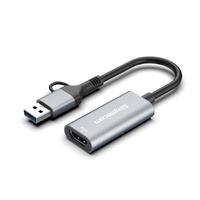 Simplecom DA306C USB 3.0 and USB-C to HDMI Video Card Adapter Full HD 1080p thumbnail