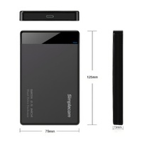 Simplecom SE109 Tool-free 2.5" SATA HDD SSD to USB-C Enclosure USB 3.2 Gen 1 thumbnail