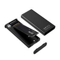 Simplecom SE530 NVMe / SATA M.2 SSD to USB-C Enclosure with SMART LED Screen USB 3.2 Gen 2 10Gbps thumbnail