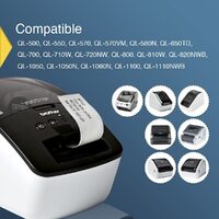 3X DK11202 DK 11202 Thermal Labels For Brother QL500 QL 560 570 580N 1060N ETC thumbnail