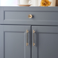 Gold Solid Modern Design Furniture Kitchen Cabinet Handles Drawer Bar Handle Pull 256mm thumbnail