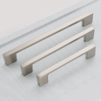 Brushed Nickel Kitchen Door Cabinet Drawer Handle Pulls 96MM thumbnail
