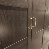 192mm Polished gold Furniture Kitchen Bathroom Cabinet Handles Drawer Bar Handle Pull Knob thumbnail