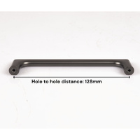 Black Zinc Kitchen Cabinet Handles Drawer Bar Handle Pull 128mm thumbnail