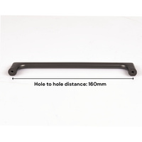 Black Zinc Kitchen Cabinet Handles Drawer Bar Handle Pull 160mm thumbnail