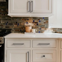 Black Zinc Kitchen Cabinet Handles Drawer Bar Handle Pull 192mm thumbnail