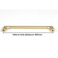 Gold Zinc Kitchen Cabinet Handles Drawer Bar Handle Pull 160mm thumbnail