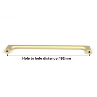Gold Zinc Kitchen Cabinet Handles Drawer Bar Handle Pull 192mm thumbnail