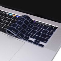 Keyboard Cover Skin For MacBook Pro 13 Pro 16 A2338 A2289 A2251 A2141 M1 M2 2020 to 2023 Navy Blue thumbnail