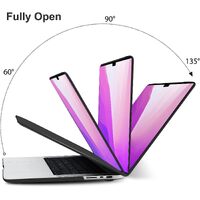 Suitable for  MacBook Pro 16 inch Case 2023 2022 2021 M2 A2780 A2485 M1 Pro/Max Hard Shell Case Keyboard Cover Black thumbnail