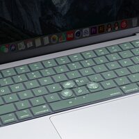 Keyboard Cover Skin For MacBook Air Pro 13 13.6 14 15.3 16 A2442 A2779 A2485 A2780 A2681 A2941 M1 M2 2021 to 2023 Dgreen thumbnail