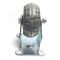 3" Heavy Duty Industrial Fixed Caster Wheel Caster Wheels Castor load 50KG Trolley Cart thumbnail